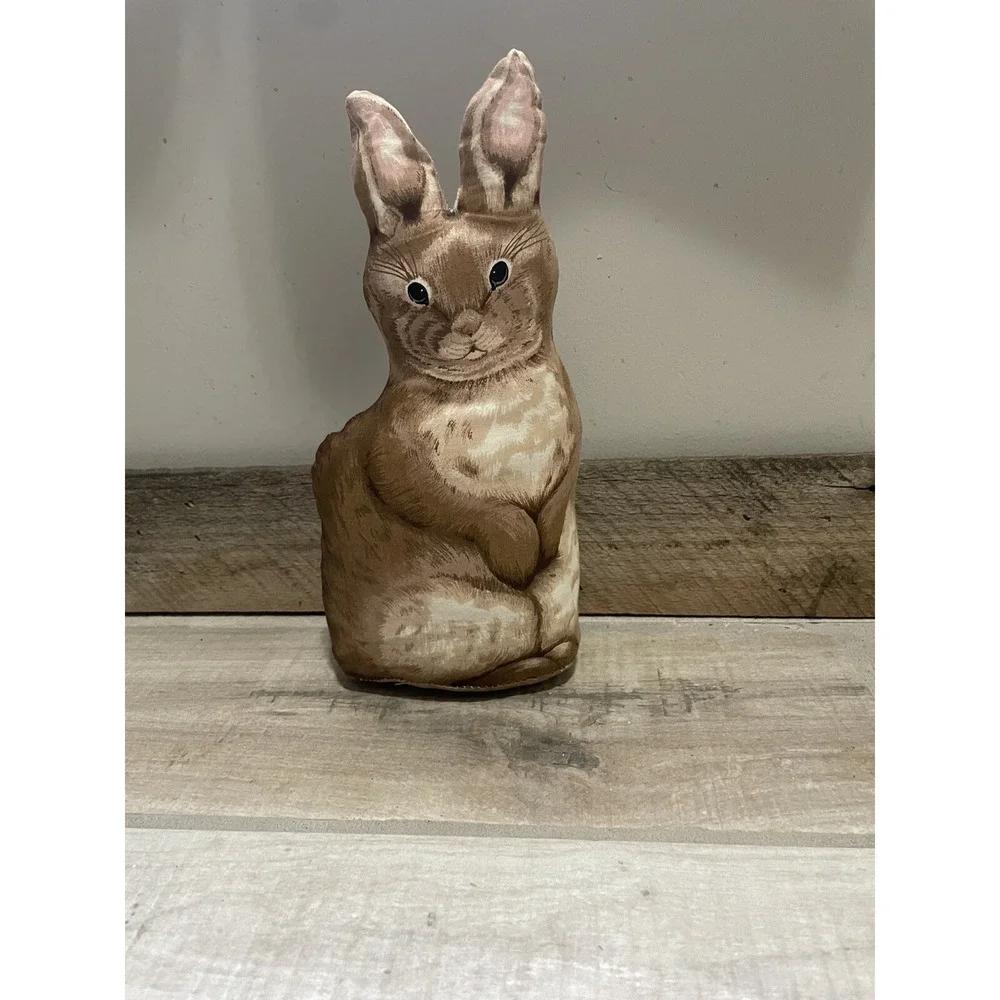 Vintage Brown Rabbit Decorative Pillow Stuffed Animal 15